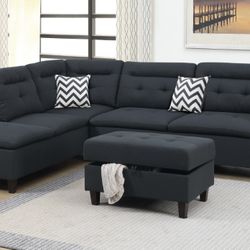 Sectional Sofa With Ottoman