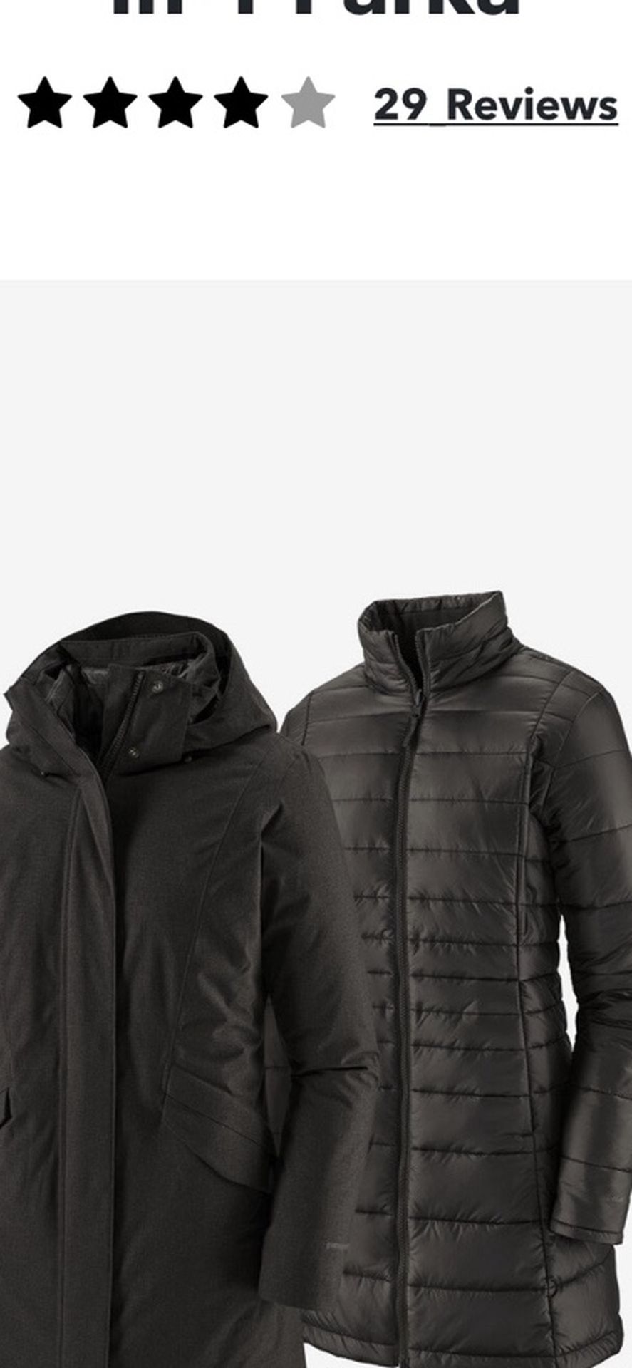 Patagonia Vosque 3 In 1 Parka. $449 New.