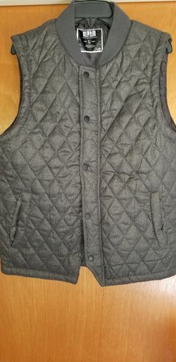 REPAIR QUILTED MENS VEST SIZE LARGE