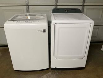 Samsung Electric Dryer and LG Washer Set Both Working