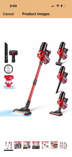 Cordless vaccuum cleaner