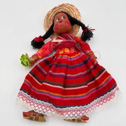 Mexican Dancing doll original from Mexico: Vintage Folk Art, Handmade