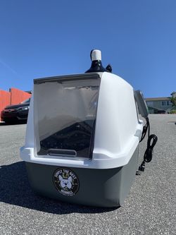 Two  puppy incubators