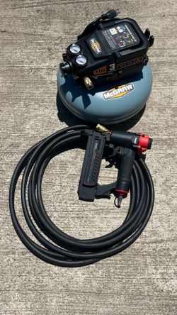 Air compressor/ 18 Gauge Brad Nailer/Hose