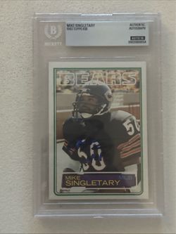 1983 Topps - Mike Singletary #38 (RC) Auto HOF ‘98