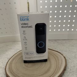 Blink Doorbell Security Camera With Extra Base