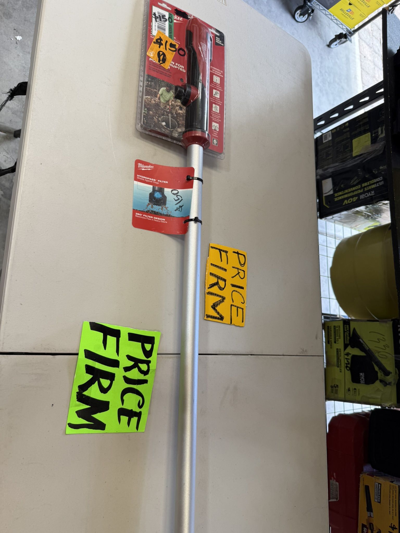 Milwaukee M12 12-Volt Lithium-lon Cordless 9 GPM 0 hp. Submersible Stick Water Transfer Pump (Tool Only)