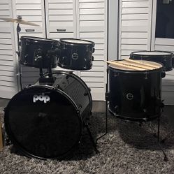 PDP Black Drum Set 5 Pc