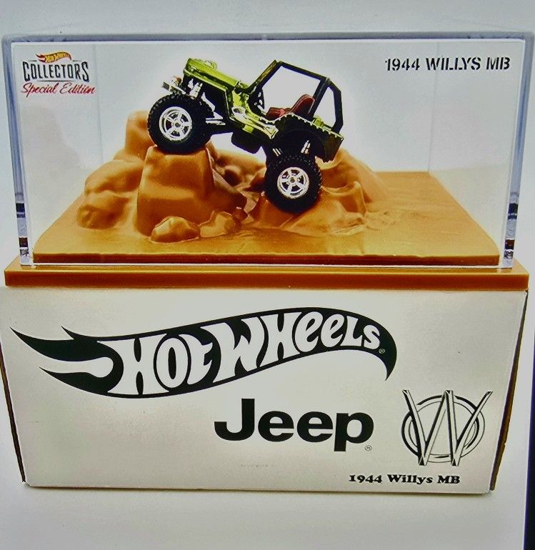 Hot Wheels RLC Willys Jeep With Working Suspension