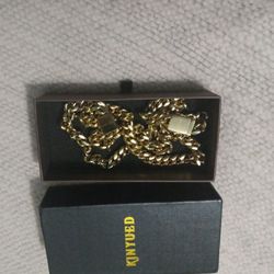 Cuban Link/chain &bracelet /22inches/9 Inches /gold Plated/Accept Best Offert 