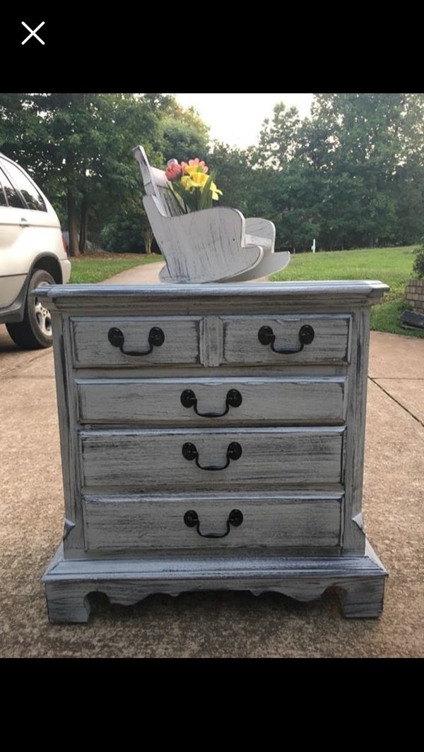 Refinished Distressed Big Night Stand Furniture In Mooresville Nc Refinished Distressed Big Night Stand Furniture In Mooresville Nc Offerup