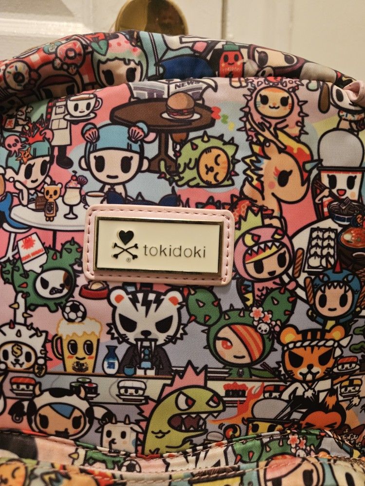 Tokidoki All Over Print Backpack – Cute Colorful Characters  display picture 3