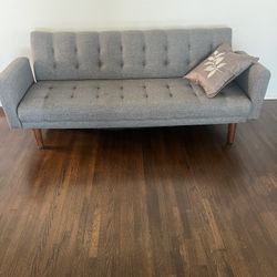 Futon Grey Sofa