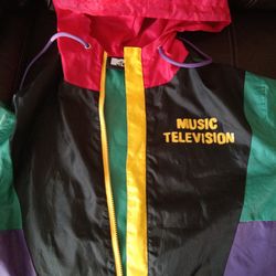 Vintage 90s MTV Windbreaker 