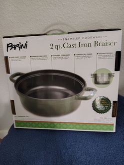 NEW!! Cast Iron Braiser!!