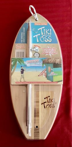 Original Tiki Toss Deluxe Edition Hook & Ring Game - New, Sealed
