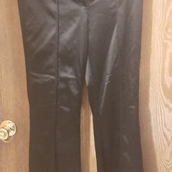 Bebe Low Rise Satin Bellbottoms 