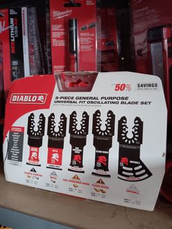 Diablo Universal Fit Oscillating Blade Set 