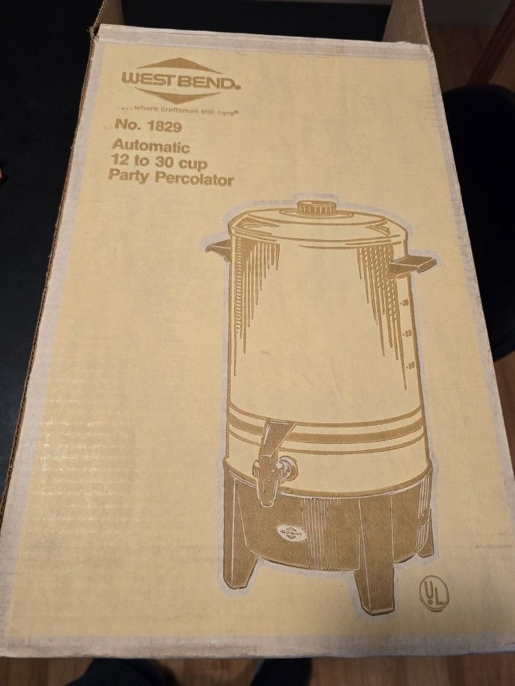 West Bend Party Perk 12 To 30 Cups