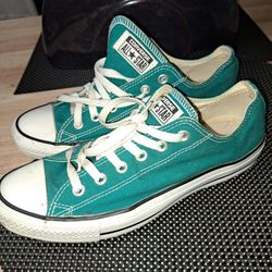 Converce Chuck Taylor Woman 10 Men 8 Turquoise 