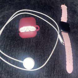 (just AirPods In Burgundy Case )