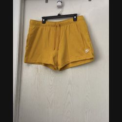 Yellow Nike Shorts 
