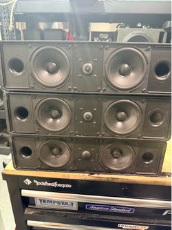 3 matching Canton speakers