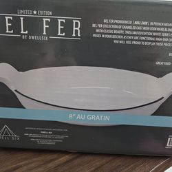 Bel Fer 8" Au Gratin Dish New