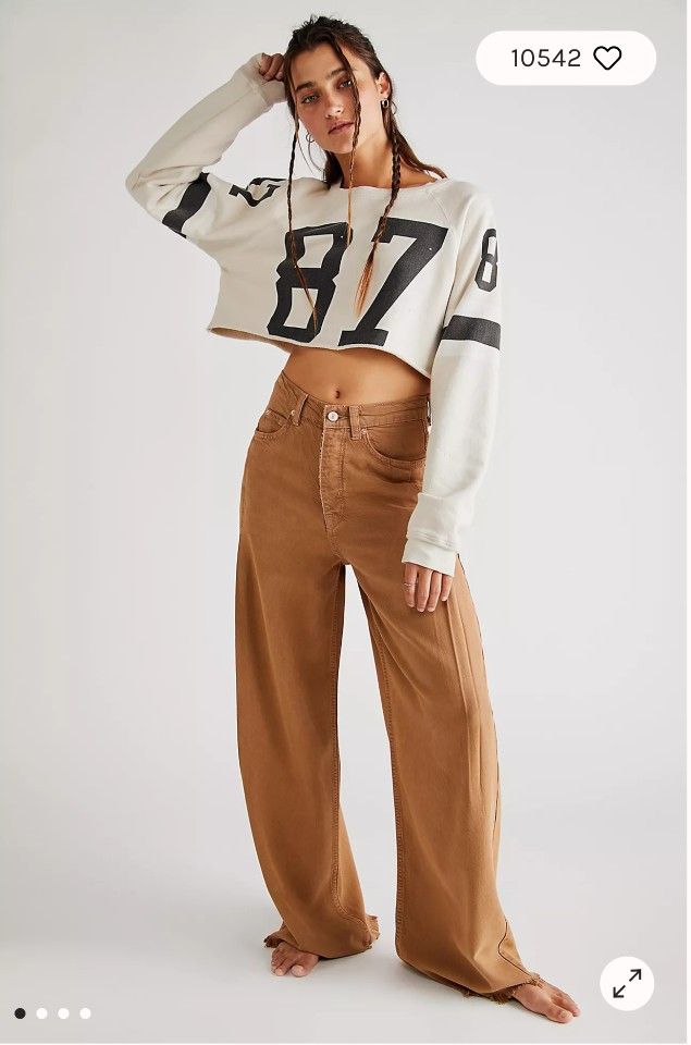 New Free People Old West Slouchy Jeans Size 31/32