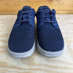 UGG Mens Shoes Size 7 Hepner Navy Blue Woven Weave Casual Sneakers 