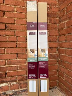 White Cordless Blackout Cellular Shade โ 34 x 72 โ Home Decorators Collection