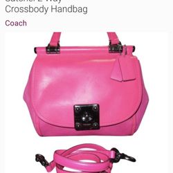 Coach Drifter Pink Crossbody Handbag