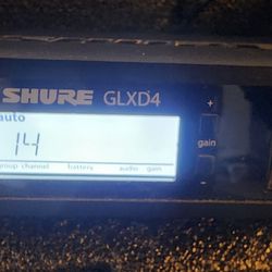 SHURE GLXD4 SM58 WIRELESS SYSTEM 