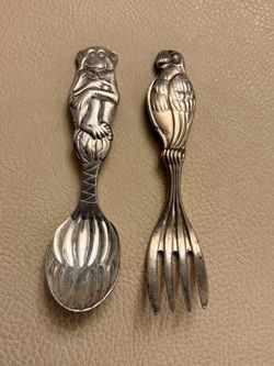 Reed and Barton Safari Silver Plated Children’s Flatware
