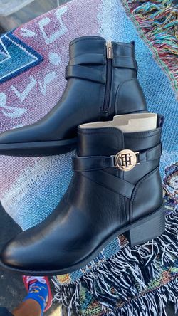 Tommy Hilfiger Black Ankle Boots