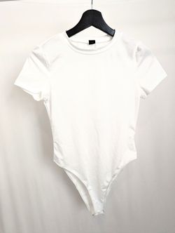 WOMENS BODYSUIT WHITE CASUAL