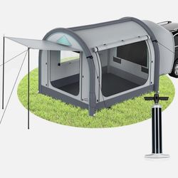 KARMATER Inflatable SUV Tent for Camping 6-Person Tent with Detachable Car