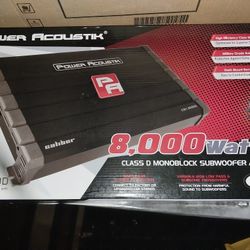 New Power Acoustik 8000 Watt Amp