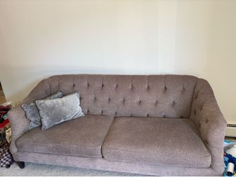 Gray taupe sofa