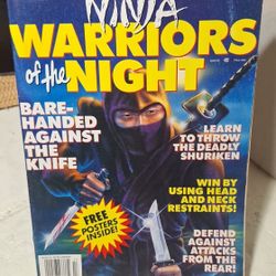 1991 NINJA Warriors Of The Night Magazine 