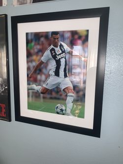 Cristina Ronaldo Juventus CR7 Poster Framed