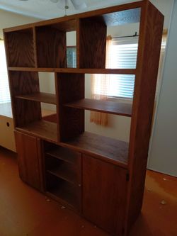 Oak cabinet