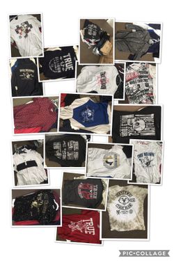 True religion shirts jeans and shorts