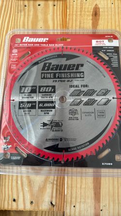 Bauer 10” Saw Blade 