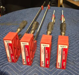 JET Parallel Clamps (2) 24-in. (2) 40-in Brand New No Low Offers/Trades, Pls. Pick up in Seattle /Burien  Yes Available