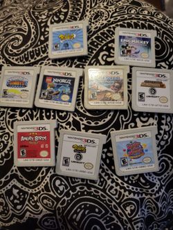 9 Nintendo 3ds Games For 70.00 selling as a Lot View Photos.