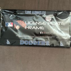 Dodgers License Plate 