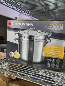 Tramontina 8qt stainless steel multi cooker $25