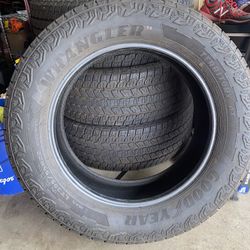 Goodyear Wrangler 22” Tires 