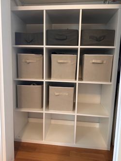 IKEA KALLAX 12‑Cube Storage Shelf Unit -Excellent Condition (for sale)